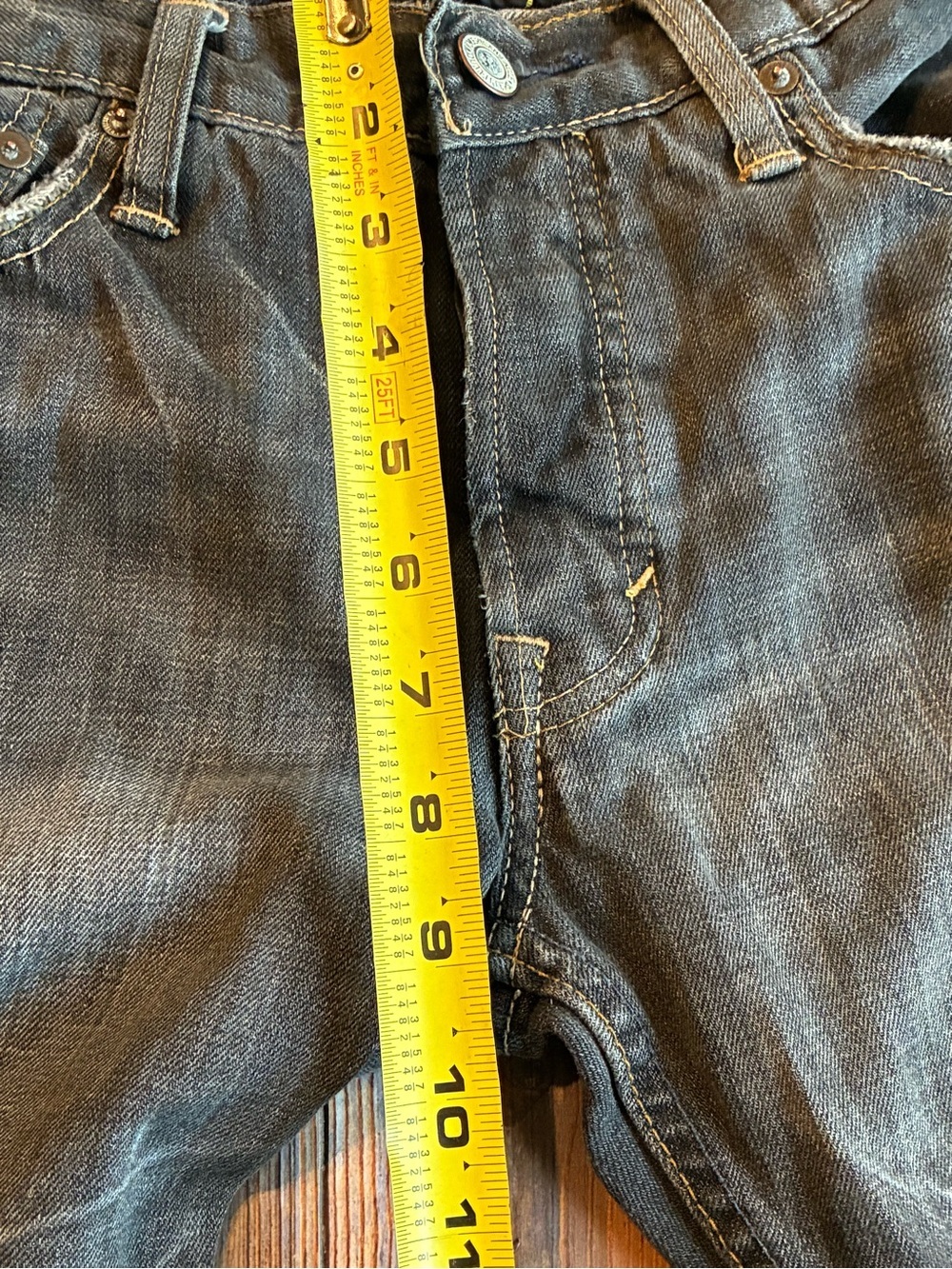 American Eagle Outfitters Men’s Dark Blue Straight Jeans - Picture 7 of 14